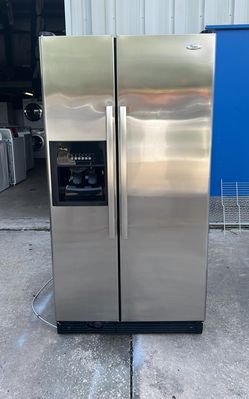Whirlpool Side-by-Side Stainless Steel Refrigerator
