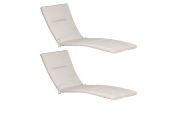 Member's Mark Chaise Lounge Cushions with Sunbrella Fabric, Set of 2