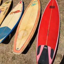 Vintage Surfboards They Range From $100  To $150