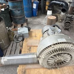 Republic Regenerative Vacuum Pump From MultiCam Router, 30hp 3ph 220/440V