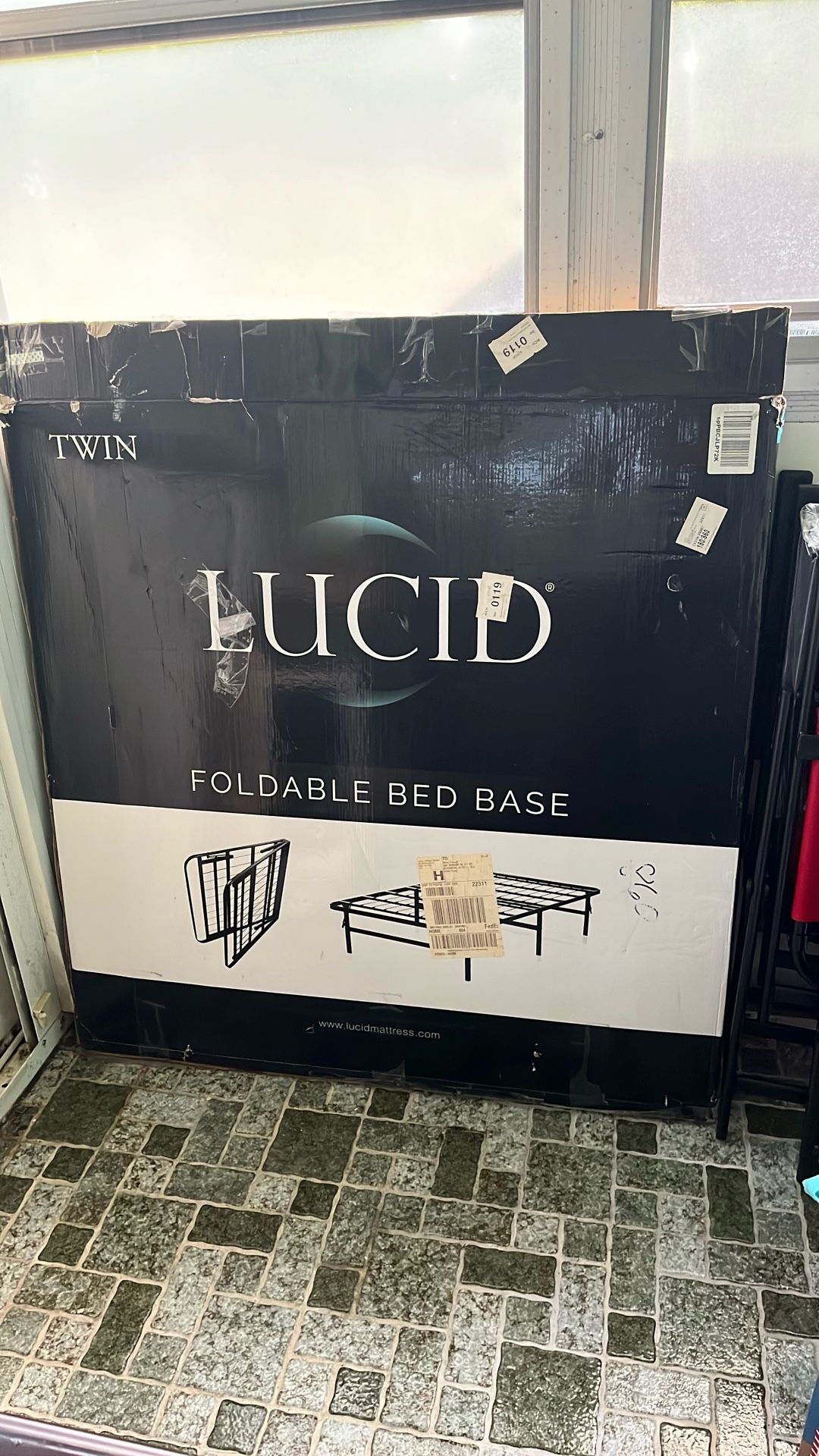 Foldable Twin Metal Bed Base