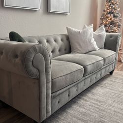 1 Small Gray Couch