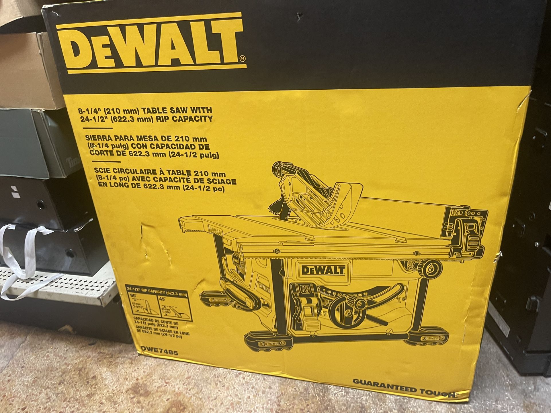 15 Amp Corded 8-1/4 In Compact Portable Jobsite Table saw