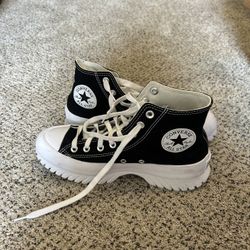 Converse Black and White Platform High-Tops