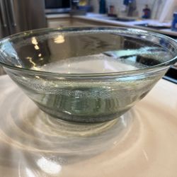 Crate & Barrel Hand Blown Glass Bowl