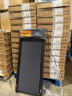 Portable Walking Pad Treadmill with Remote & Incline Adjustment – $80