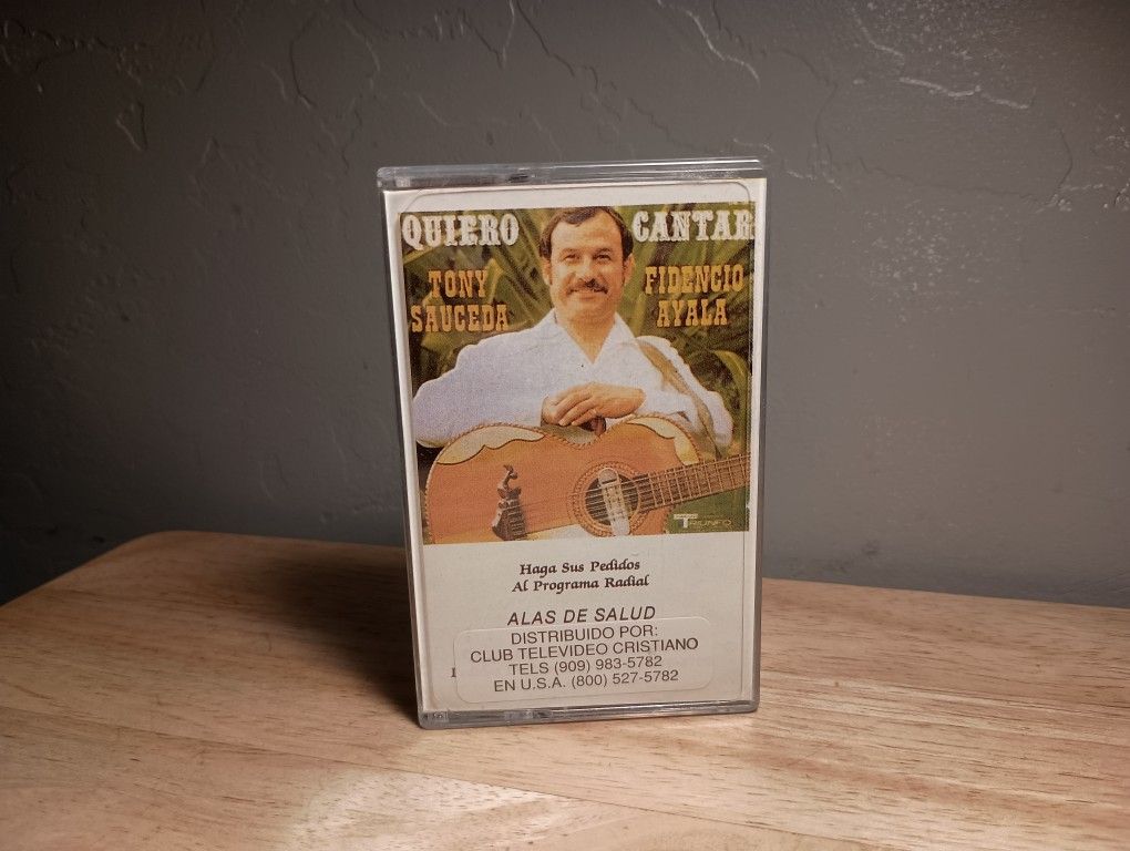 Tony Sauceda Y Fidencio Ayala Cassette (Quiero Cantar)