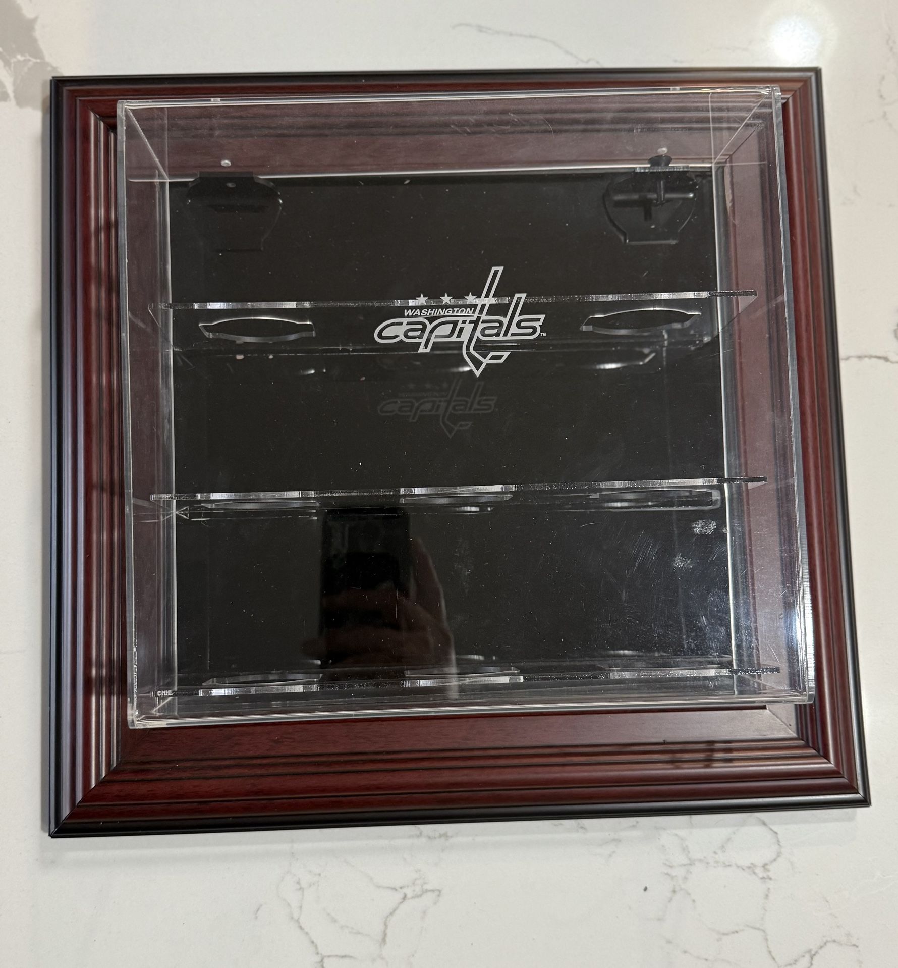 Washington Capitals Hockey Puck Display