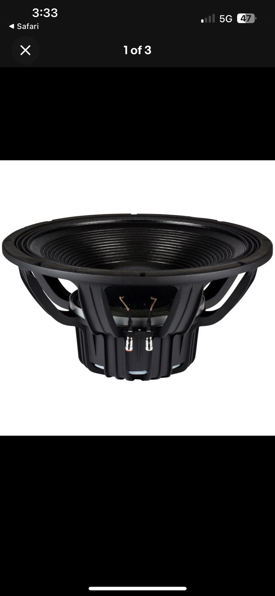 18xl1600 Pair 8ohm