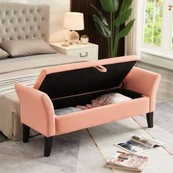  Velvet Ottoman