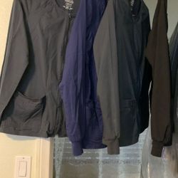 SCRUB JACKETS :  XS,  &. Large Sizes.   Chino, Ca