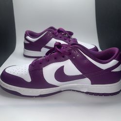 Nike Dunk Low Retro Size 10 White/Viotech/White SKU DV0833-107