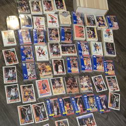 LOT of 2,000 vintage Basketball Cards in Mystery Packs! Stars Rookies HOF Fleer Skybox Upper Deck Stadium Club NBA Hoops. $25 deposit to hold & take d