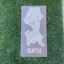 Seattle Map Art