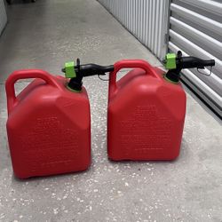 Two 5-Gallon Gas Cans
