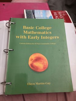 Basic College Mathematics with early integers