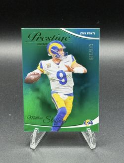2023 Prestige Green Xtra Points #176 Matthew Stafford #/199
