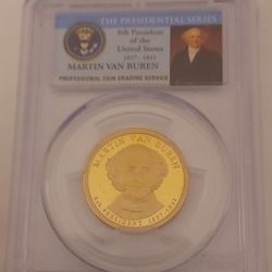 Martin Van Buren 2008 S Presidential Dollar PR69 DCAM