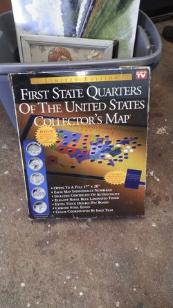First State Quarter Collector Map