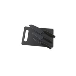 OSTEr Slice Four Piece Craft With Cutting Board In Black