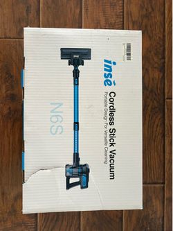 INSE Cordless Vacuum Cleaner,6 in 1 Powerful Stick Handheld Vacuum,25Kpa Vacuum Cleaner,45min Runtime,Lightweight Cordless Stick Vacuum for Hard Floor