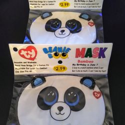 Beanie Baby Face Masks