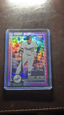 2026 Topps Chrome Shohei Ohtani Pink Logo Refractor numbered to 250