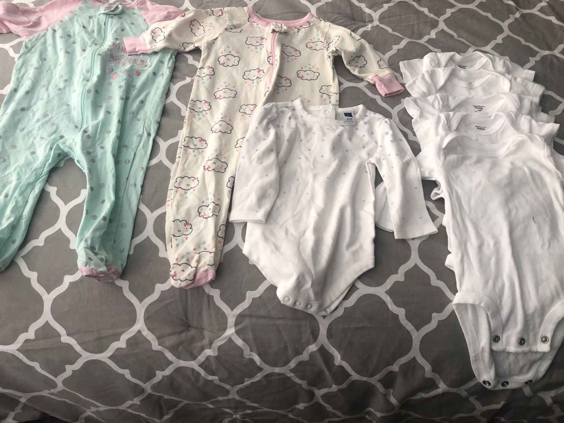 Brand new clothes for baby girl 3-6 months