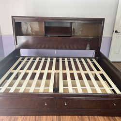 Full Size Light Up Daybed With Drawers