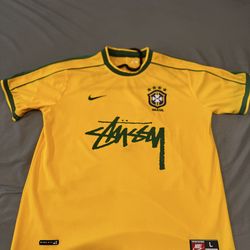 Brazil 1998 x Stussy special edition Nike soccer jersey