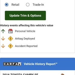 2016 Toyota Camry Se 
