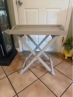 Table Tray with removable serving tray and stand