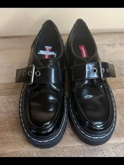 UnionBay women's size 5.5/6 black loafers