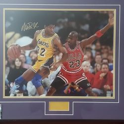 Magic Johnson Signed 