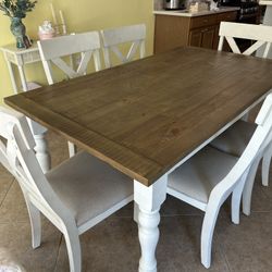 Country Looking 6 Wood Table 