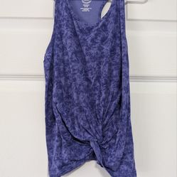 Wonder Nation Purple Tie-Front Racerback Tank Girls Size 4T