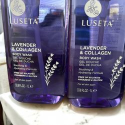 Lavender & Collagen Body Wash - Hydrating Purple Gel