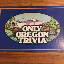 Oregon only trivia board game 1985