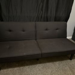 Foldable Futon Sofa Bed Black $85
