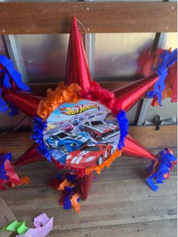 Hot wheels tambor piñata