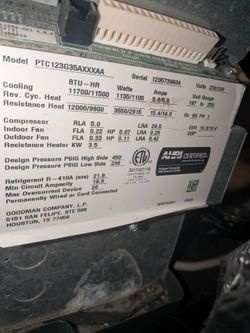 2 hotel type window AC units