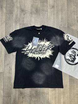 Black Hellstar T Shirt Size L