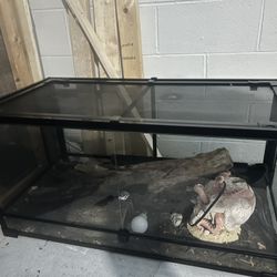 60 gallon front opening screen lid tank/enclosure