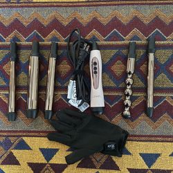 Le Cinq 5 Piece Curling Wand Set