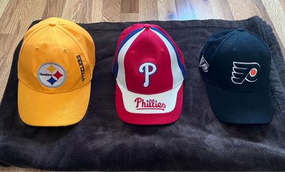 PA Sports Team Hat Bundle - Steelers, Phillies, Flyers