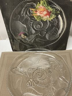 Crystal Platter....14 Inches