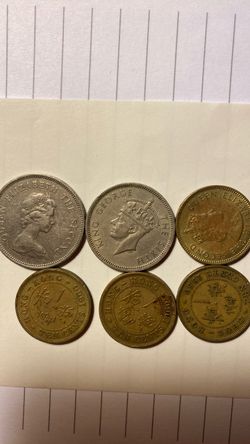 Hong Kong old rare  coins