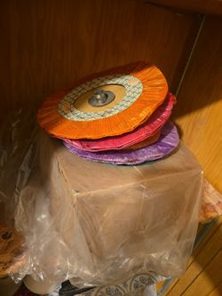 Antique Chinese Paper Lanterns 1950's era