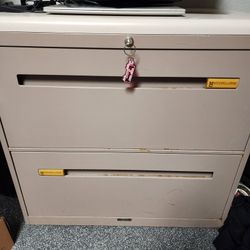 Metal Credenza 2 Drawers- MUST GO!