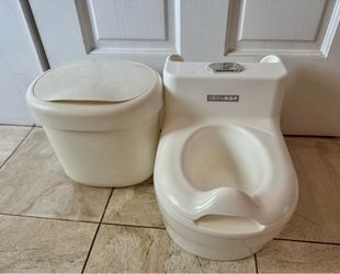 Skip Hop Toddler Potty Training Toilet & Trash Can Set